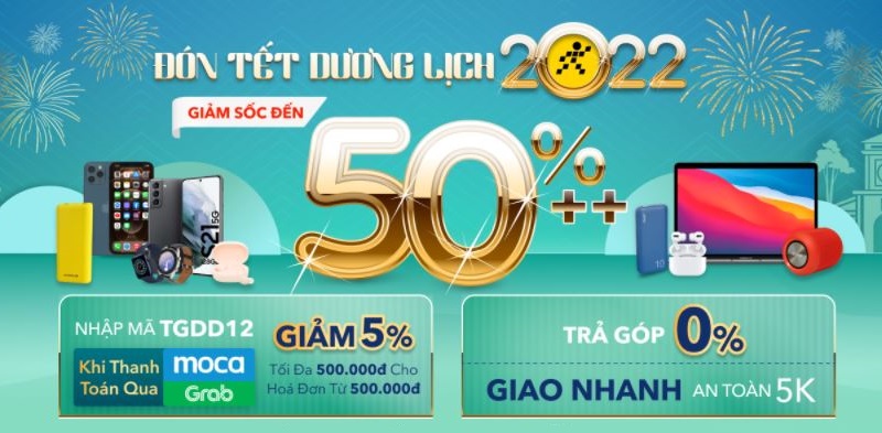 Chương trình Đón Tết Dương Lịch - Giảm Sốc Đến 50%