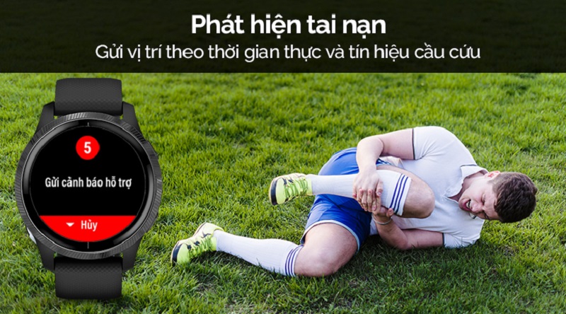 Đồng hồ thông minh Garmin Venu có thể gửi tín hiệu cầu cứu khi phát hiện tai nạn