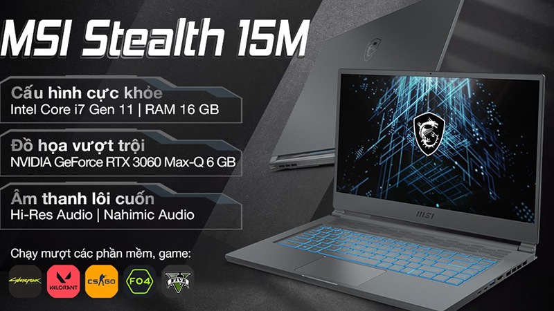 Laptop MSI Gaming Stealth
