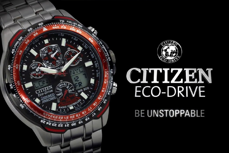 Các mẫu đồng hồ nhà Citizen được sử dụng công nghệ Eco-drive
