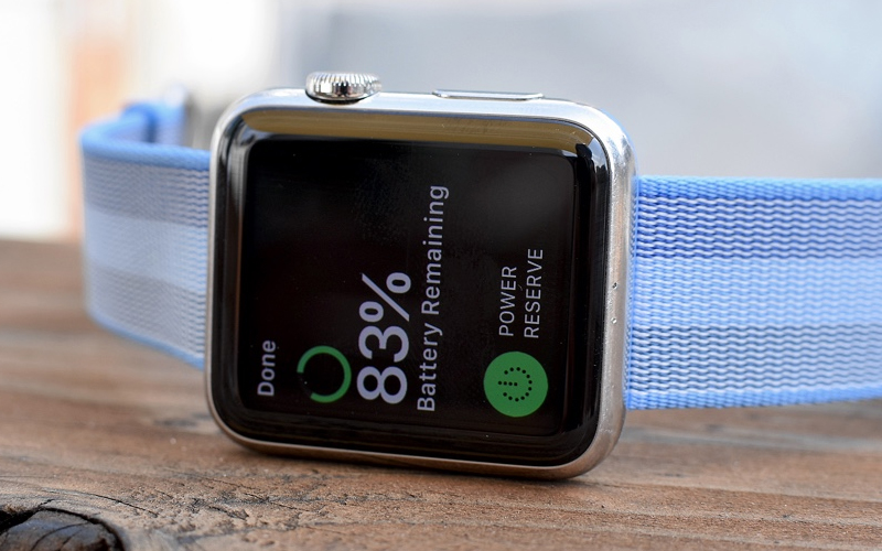 Apple Watch cho thời lượng sử dụng pin từ 2 đến 3 ngày