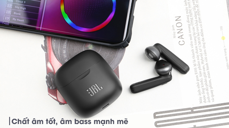 Tai nghe Tune 220 TWS sở hữu màng loa 12.5 mm, tái tạo được âm thanh tốt nhất