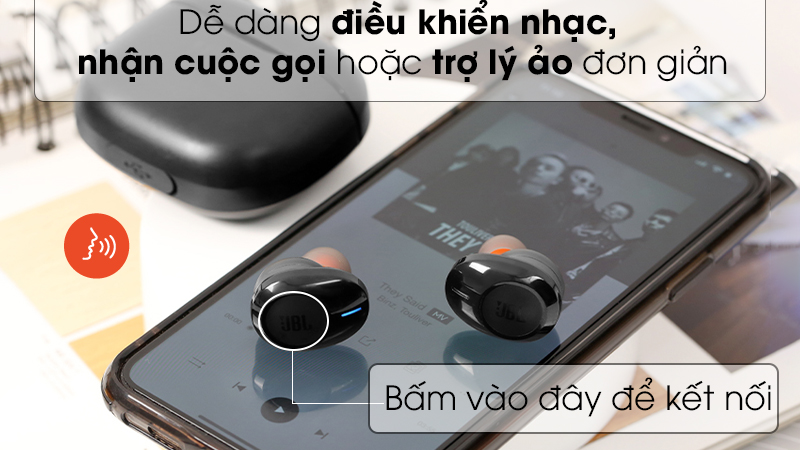 Tai nghe Tune 120 TWS kết nối được hầu hết các loại điện thoại, tablet,... 