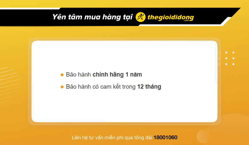 Chính sách bảo hành đồng hồ Citizen tại Thế Giới Di Động