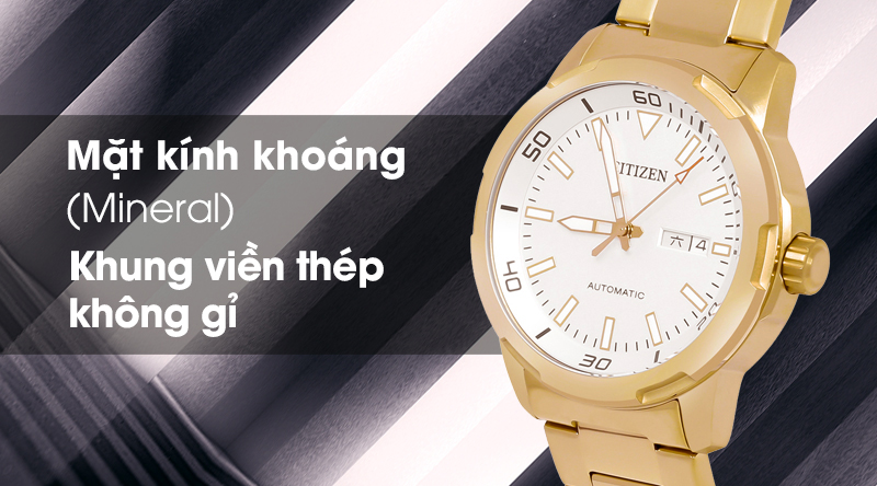 Đồng hồ nam Citizen NH8373-88A - Cơ tự động được thiết kế với nhiều chất liệu cao cấp