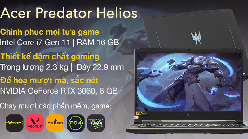 Laptop Acer Predator Helios PH315 (NH.QC2SV.002)