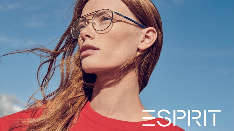 Mắt kính thương hiệu Esprit có thiết kế sang trọng, hiện đại