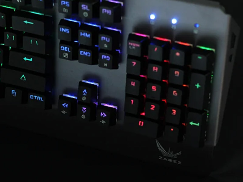 Bàn phím Zadez sử dụng công nghệ Rubber Dome giúp nâng cao tuổi thọ