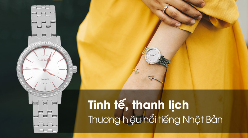 Khung viền chiếc đồng hồ kim này chịu lực tốt, chống ăn mòn