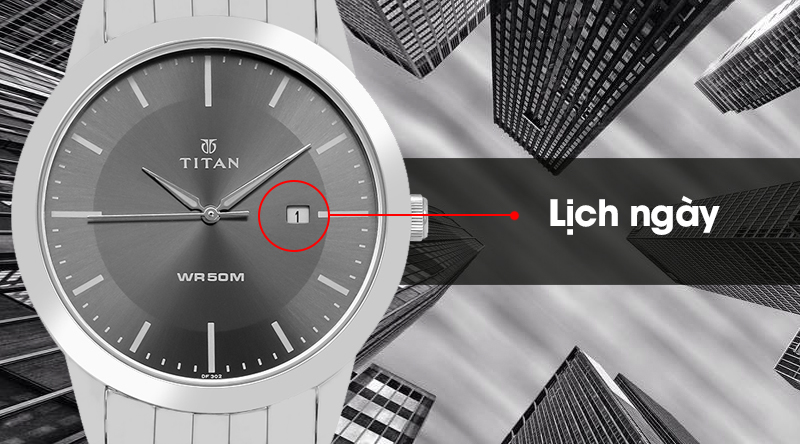 Đồng hồ c&oacute; lịch ng&agrave;y tiện lợi