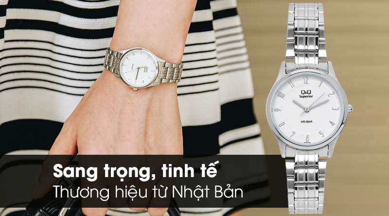 Đồng hồ Nữ Q&Q S329J204Y được thiết kế tinh tế