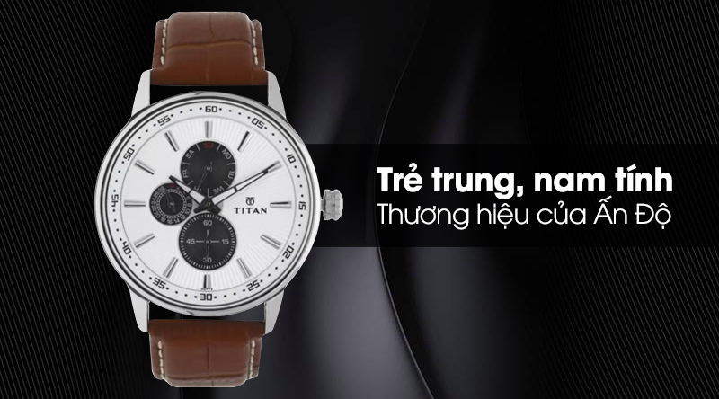 Đồng hồ Nam Titan 9441SL01 sở hữu vẻ ngoài sang trọng, trẻ trung