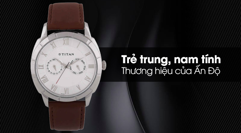 Đồng hồ Nam Titan 1489SL02 sở hữu thiết kế hiện đại