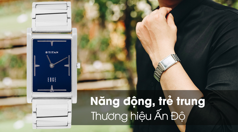 Đồng hồ Nam Titan 1043SM07 mang kiểu dáng độc đáo và bắt mắt