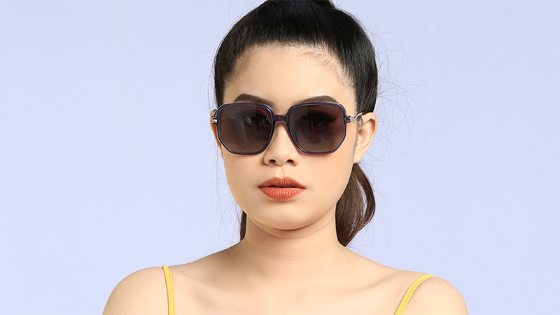 Gọng kính được làm từ ch&acirc;́t li&ecirc;̣u acetate r&acirc;́t an toàn cho sức khỏe