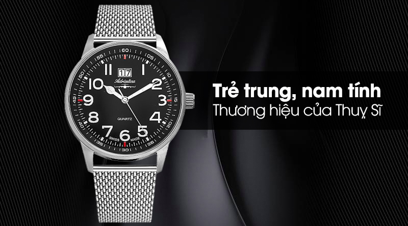 Đồng hồ nam Adriatica A1065.5124Q sở hữu thiết kế trẻ trung