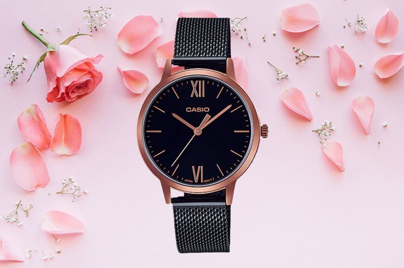 Đồng hồ Nữ Casio LTP-E157MRB-1BDF có thiết kể trẻ trung, hiện đại