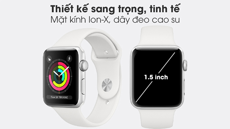 Đồng hồ Apple Watch được tích hợp sẵn ứng dụng hỗ trợ tập luyện thể thao