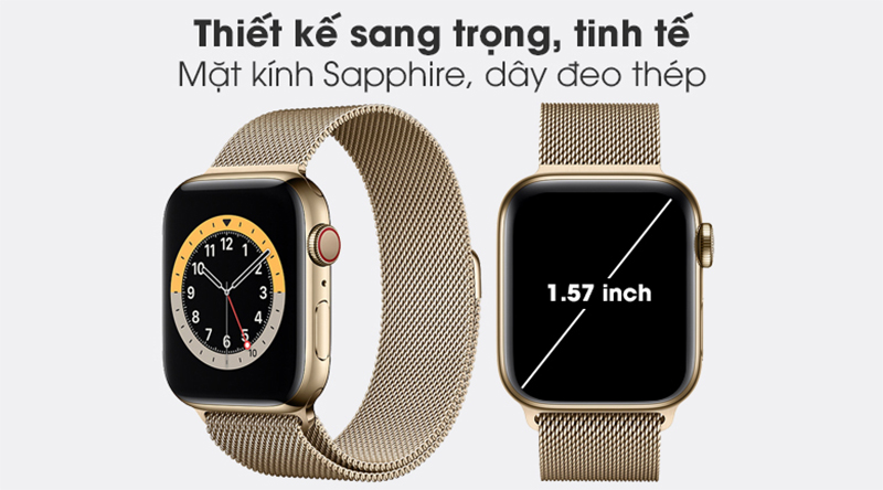 Apple Watch S6 LTE có hỗ trợ eSim, bạn thoải mái nghe gọi