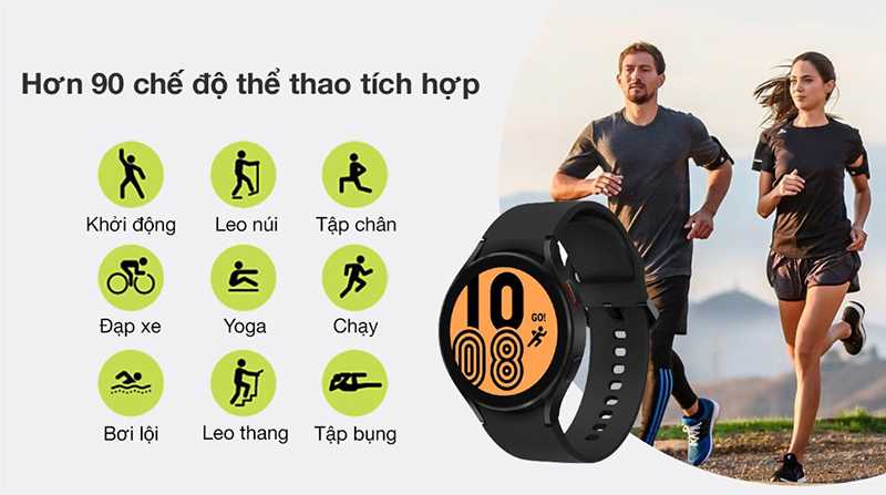 Đồng hồ hỗ trợ hơn 90 b&agrave;i luyện tập gi&uacute;p theo d&otilde;i sức khỏe tối ưu
