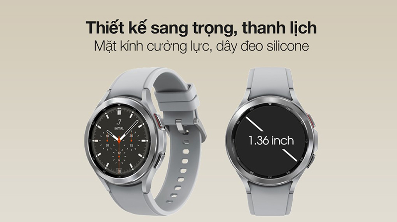 Đồng hồ c&oacute; thiết kế cổ điển, sang trọng v&agrave; thanh lịch