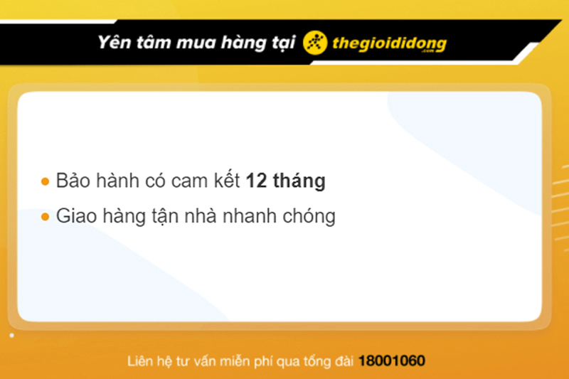 Chính sách bảo hành khi mua đồng hồ thông minh tại Thế Giới Di Động