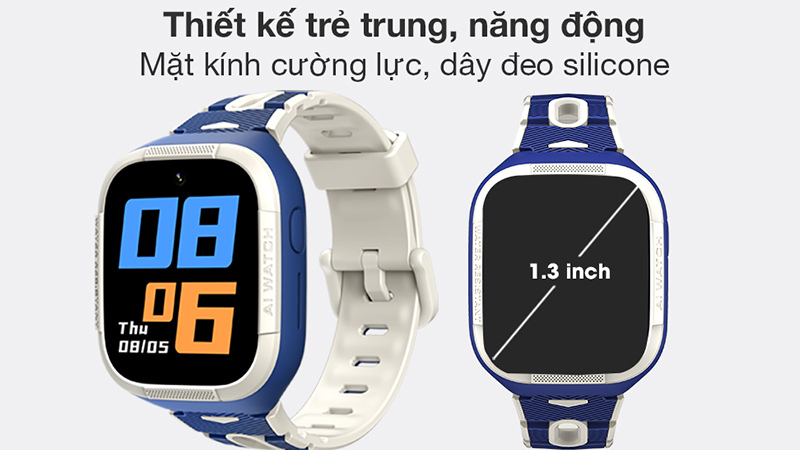 Đồng hồ định vị trẻ em 4G Kidcare S6 Xanh