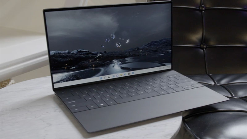 M&agrave;n h&igrave;nh của XPS 13 Plus c&oacute; viền si&ecirc;u mỏng