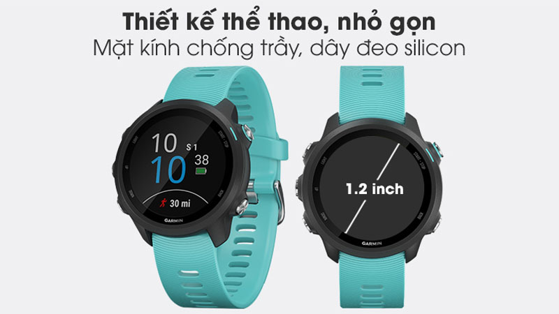 Đồng hồ Garmin Forerunner 245 Music dây silicone