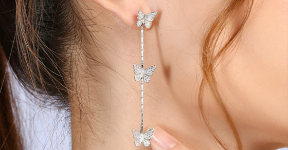 Top 8 mẫu bông tai cánh bướm dịu dàng, nữ tính cho các bạn gái