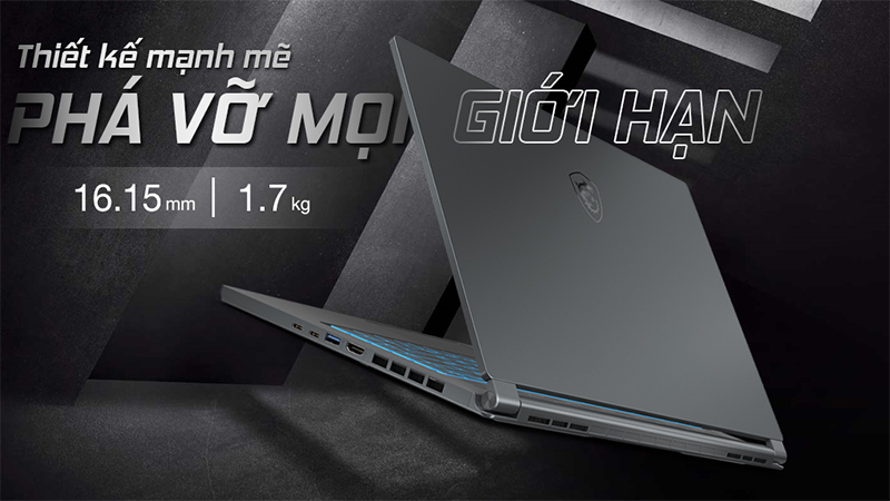 MSI GS Series với cấu hình mạnh, thiết kế mỏng nhẹ