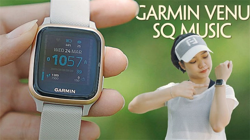 Đồng hồ thông minh Garmin Venu SQ Music