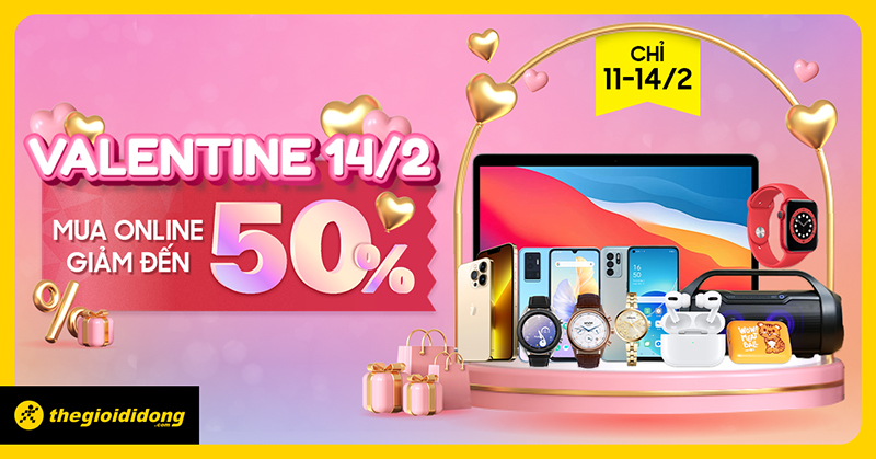 Chương trình khuyến mãi nhân dịp Valentine cực sốc