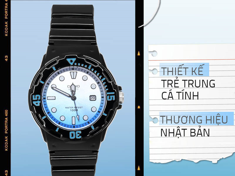 Đồng hồ nữ Casio LRW-200H-2EVDR thu hút mọi ánh nhìn