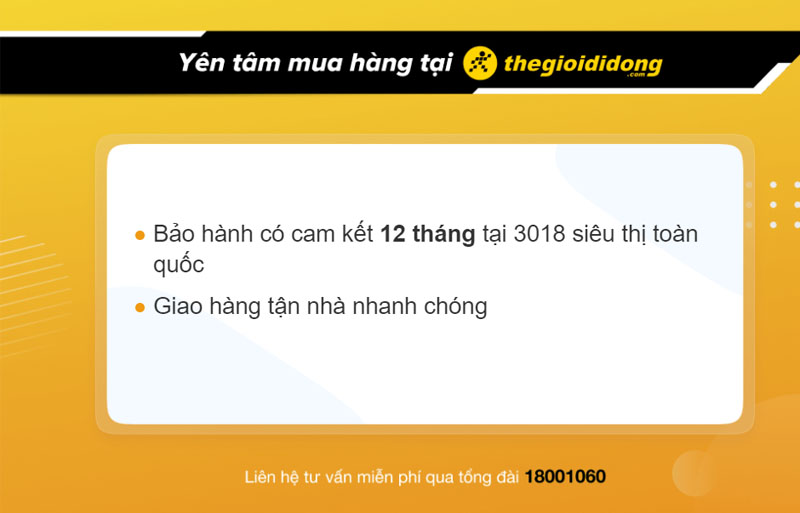 Chính sách bảo hành hấp dẫn khi mua tai nghe tại Thế Giới Di Động
