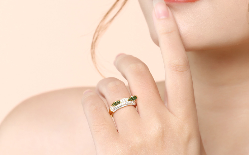 Nhẫn nữ tai thỏ thời thượng, tinh tế