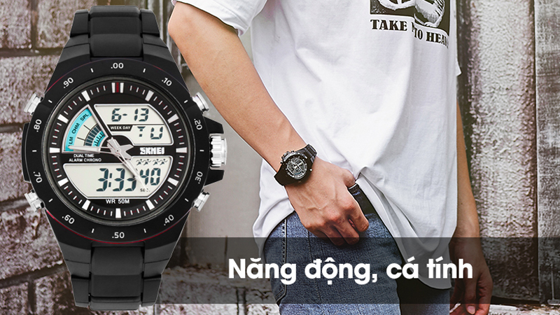 Đồng hồ nam Skmei SK-1016 mang nét trẻ trung và thời trang