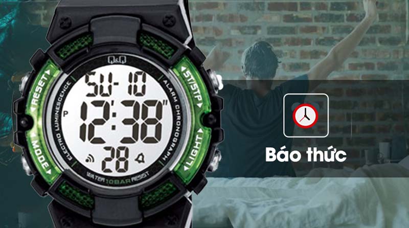 Đồng hồ nam Q&Q M138J001Y có trọng lượng nhẹ, bền chắc