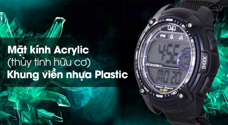 Đồng hồ nam Q&Q M075J004Y mang thiết kế trẻ trung, nam tính