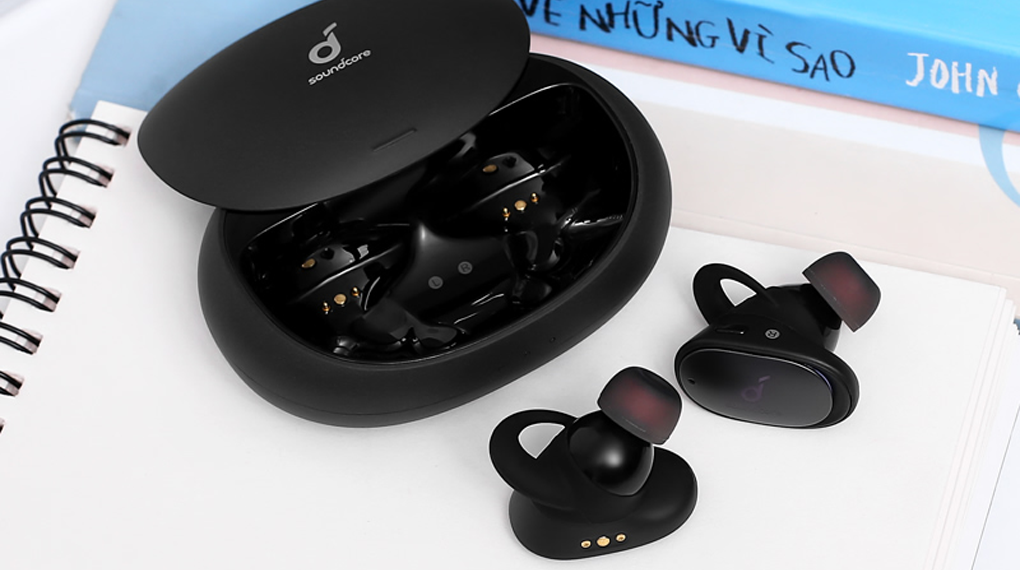 Tai nghe Anker SoundCore Liberty 2 Pro A3909 sở hữu đệm tai với chất liệu cao su cao cấp