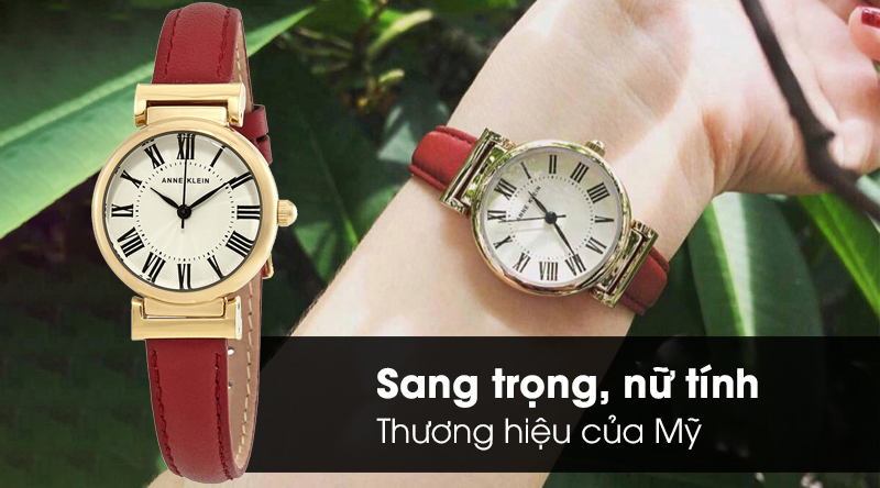 Đồng hồ Nữ Anne Klein AK/2246CRRD sở hữu thiết kế nữ tính, sang trọng