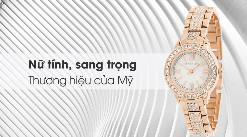 Đồng hồ Nữ Anne Klein AK/1492MPRG có thiết kế nữ tính, sang trọng