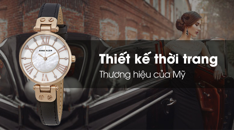 Đồng hồ Nữ Anne Klein AK/2718RGBK sở hữu thiết kế thời trang, sang trọng
