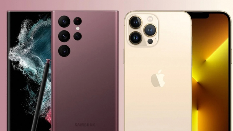 So sánh điện thoại Samsung Galaxy S22 Ultra và iPhone 13 Pro Max