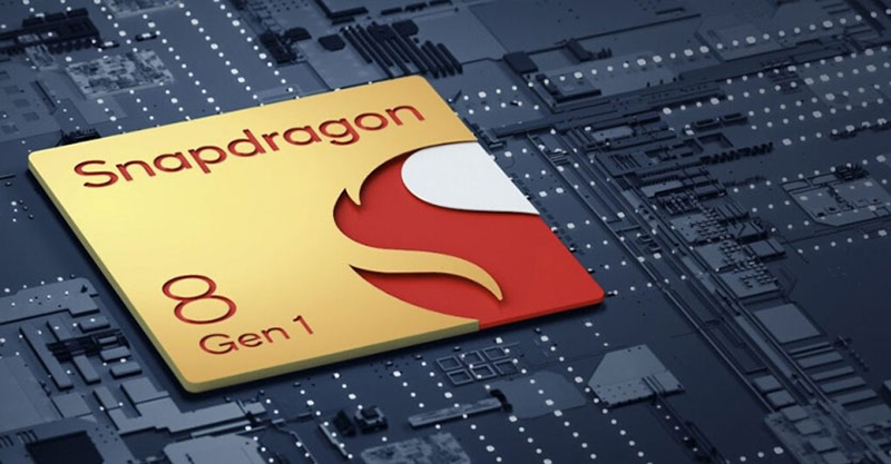 Chip Snapdragon 8 Gen 1 hiệu ứng sáng ấn tượng
