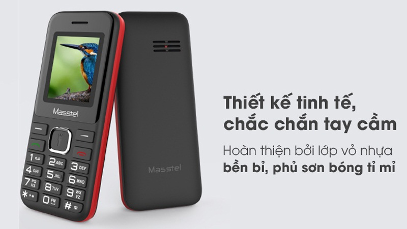 Điện thoại Masstel IZI 112 trang bị 2 SIM tiện lợi