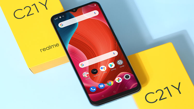 Realme C21Y c&oacute; hiệu năng đ&aacute;p ứng nhu cầu cơ bản nhờ được trang bị chip Spreadtrum T610 8 nh&acirc;n