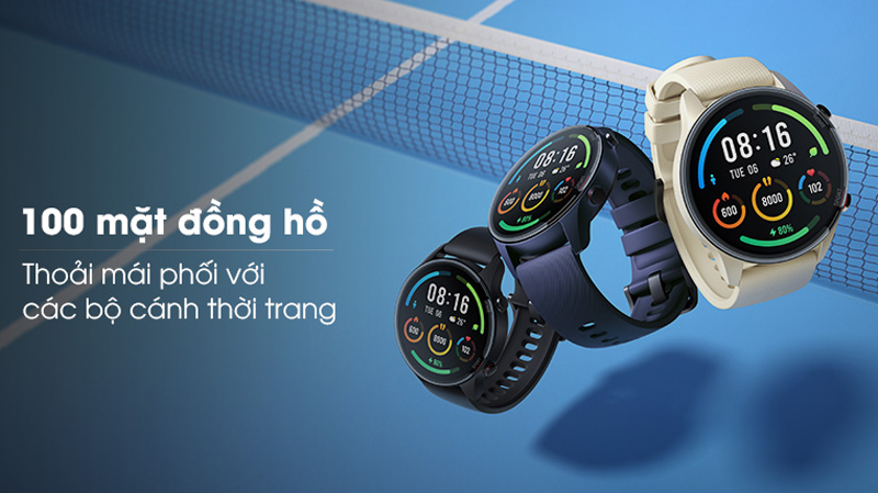 Với 100 giao diện mặt đồng hồ người dùng có thể thỏa sức lựa chọn và thay đổi