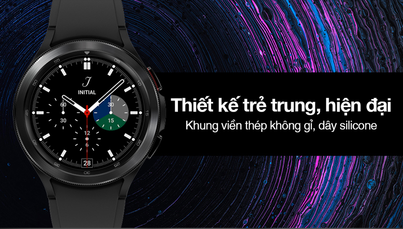 Samsung Galaxy Watch 4 LTE có phong cách sang trọng, hiện đại, thiết kế chắc chắn