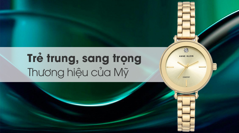 Đồng hồ được trang bị một khung viền chắc chắn, chống ăn mòn